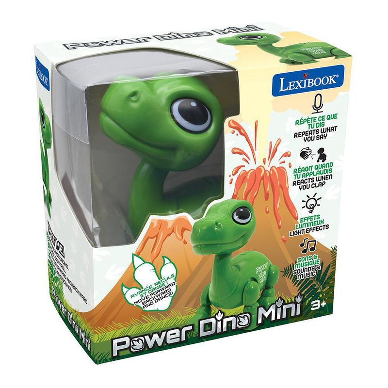 Robot Mini Dinosaurio con Luces y Sonido - Lexibook
