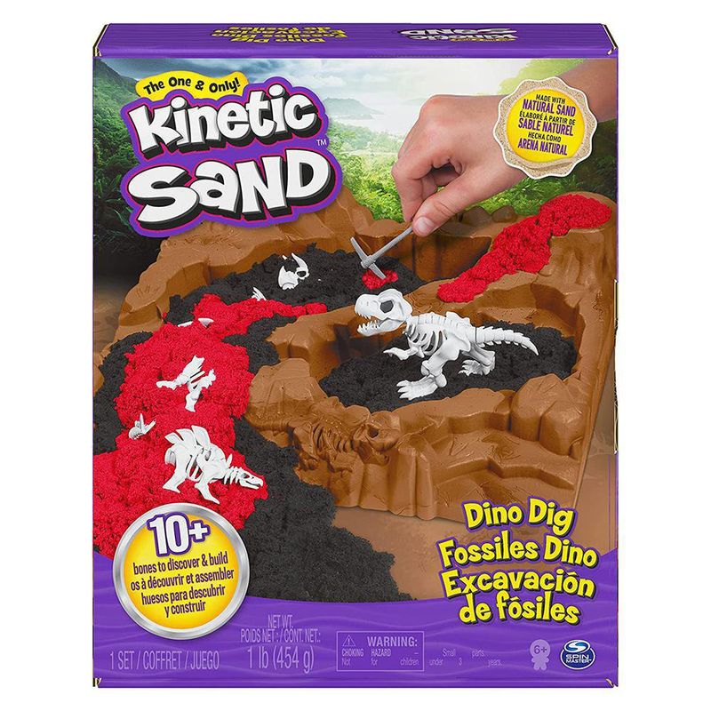 Kinetic Sand Set Excavación De Fósiles - Kinetic Sand