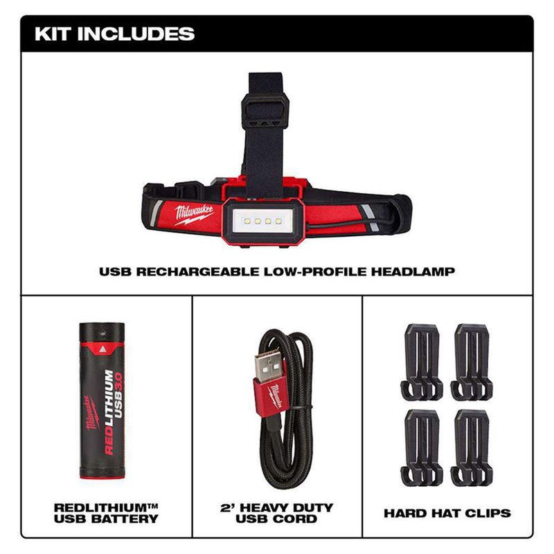 Linterna De Cabeza Recargable De 600 Lm - Milwaukee Electric