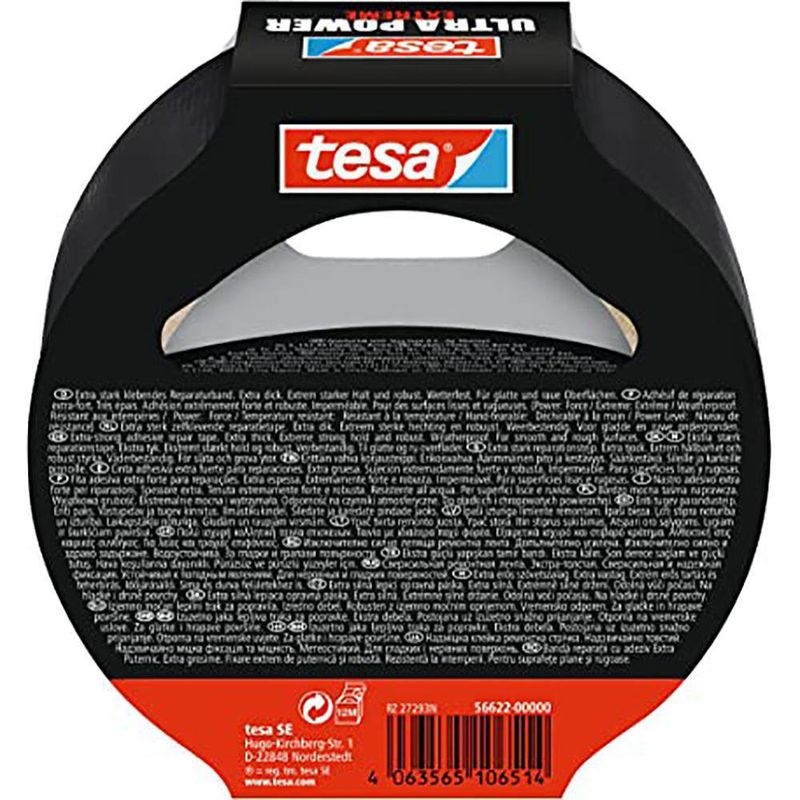 Duct Tape Ultra Power Extreme Negra 50 MM X 10 M - Tesa