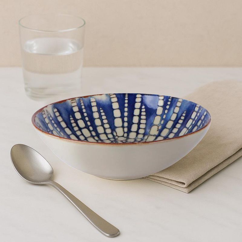 Plato para sopa Azul Bambú