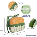 Bolsón Diseño De Quesoburguesa - Zoy Zoii