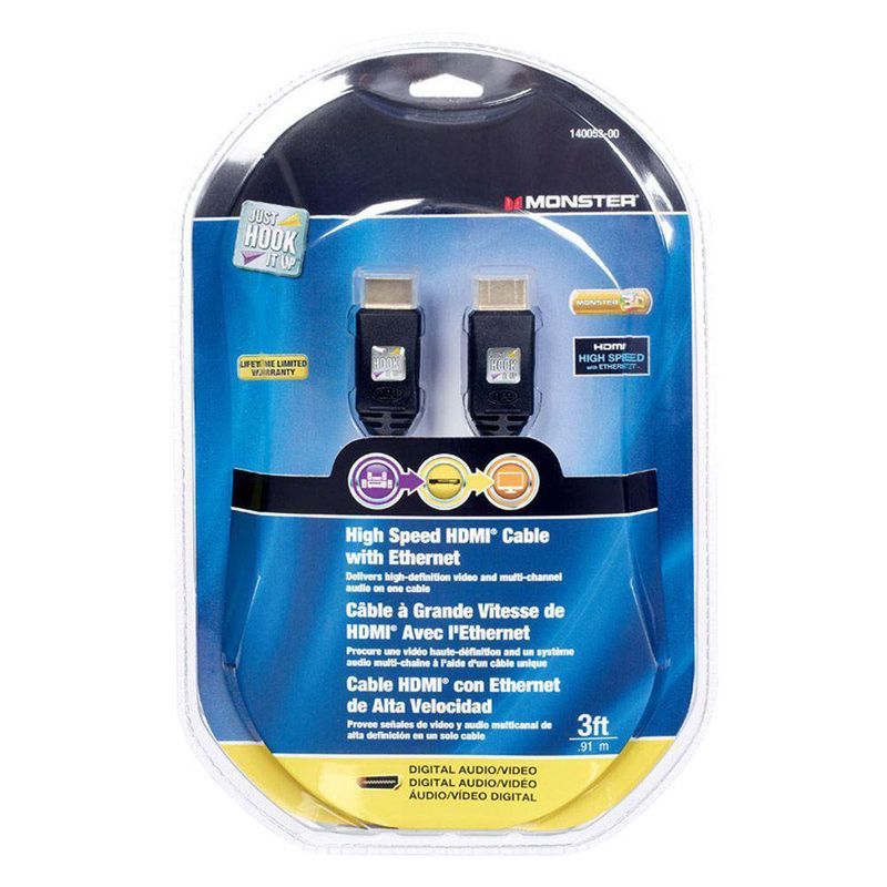 Cable De Audio Y Video Hdmi De 0.91 Metros - Monster
