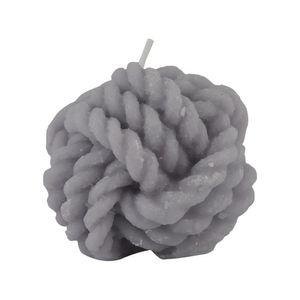 Vela Decorativa  Nudo Gris