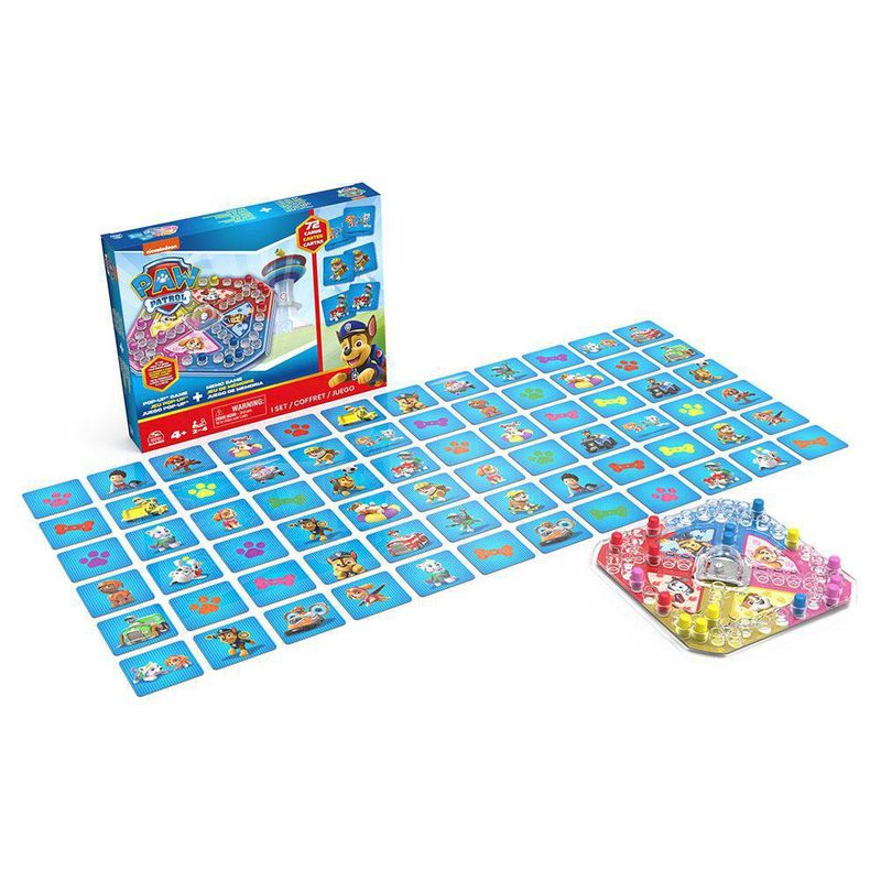 Juego De Memoria + Juego De Pop Up Paw Patrol - Cardinal Kids