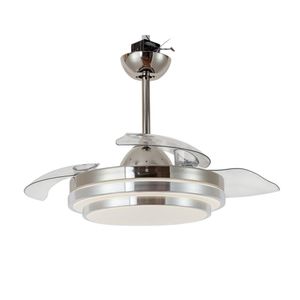 Ventilador de Techo Retráctil Led Control Remoto