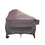 Cuna con Corral Luna Morado con Gris