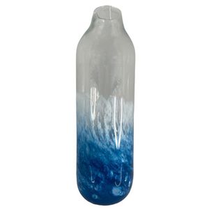 Florero de Vidrio Azul