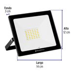 Reflector Ultra Delgado LED Luz Cálida 30 W – Volteck