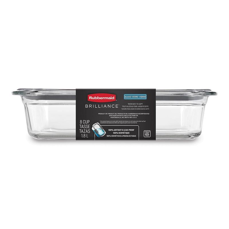 Contenedor Brilliance De Vidrio De 8 Tazas - Rubbermaid