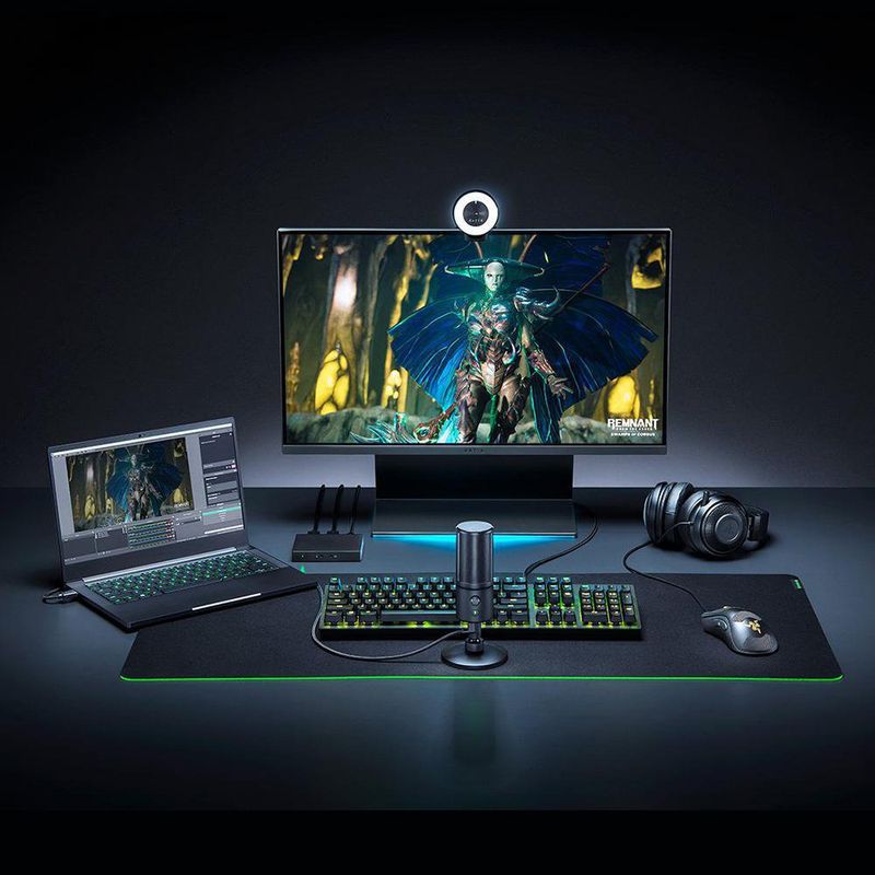 Cámara Web Con Aro De Luz Integrado Para Streaming - Razer