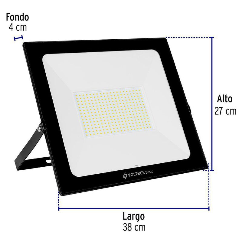 Reflector Ultra Delgado LED Luz Cálida 200 W – Volteck