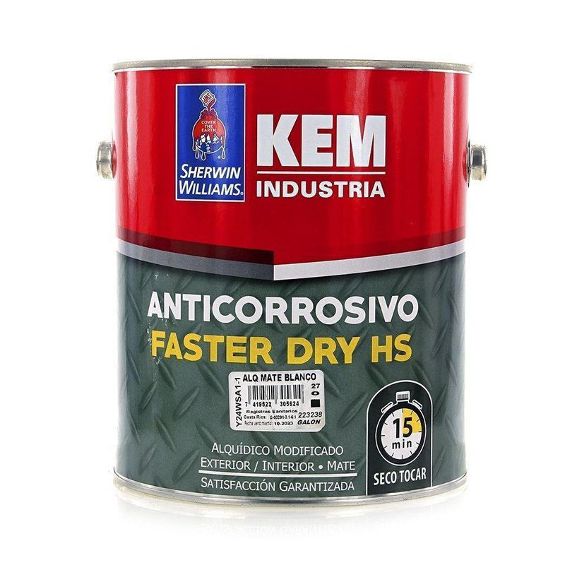Kem Faster Dry Blanco 1 Gal Mat