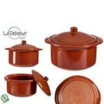 Cacerola De Cerámica Con Tapa 1.5 L