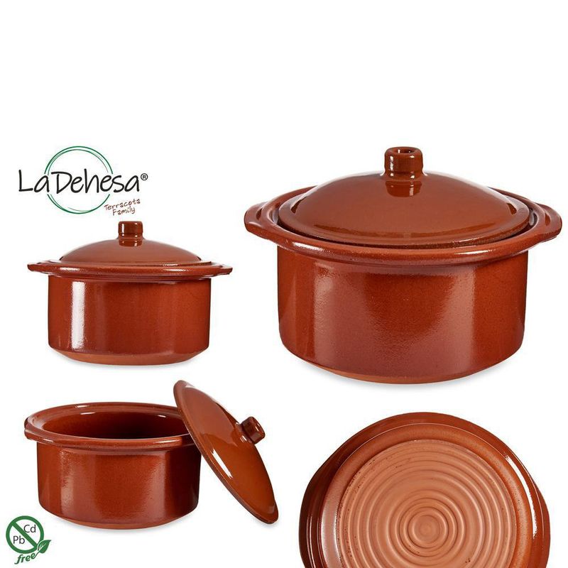 Cacerola De Cerámica Con Tapa 1.5 L