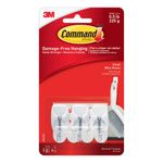 Ganchos Adhesivos Soportan 1/2 Lb 3 Unidades - Command