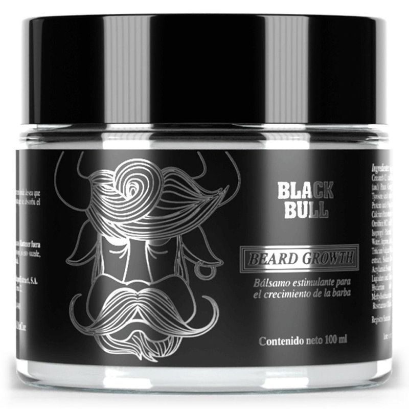 Tarro Crecimiento Para Barba 100 Ml - Black Bull