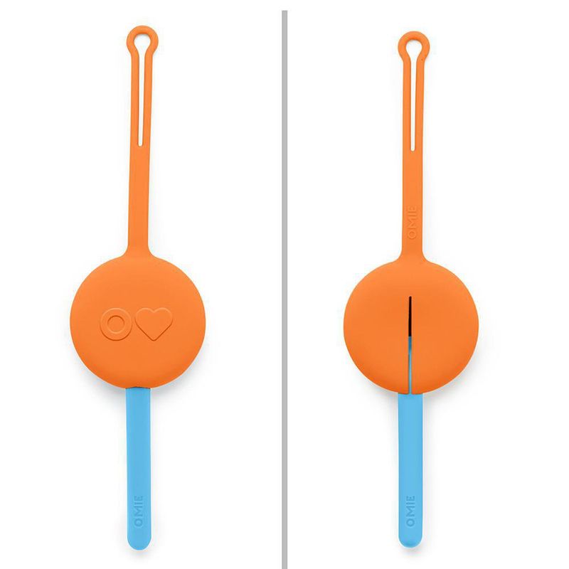 Set De 3 Utensilios Bento Para Comida Omiepod Naranja Y Celeste - Omie Life