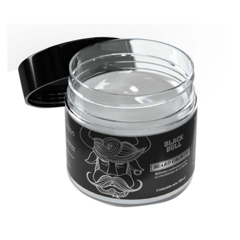 Tarro Crecimiento Para Barba 100 Ml - Black Bull