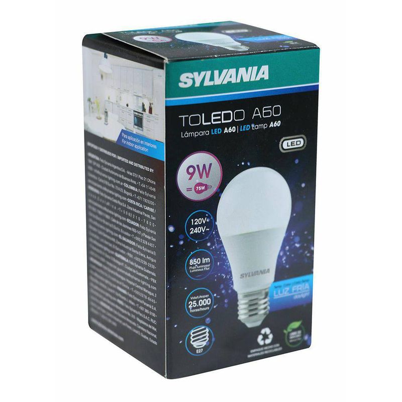 Bombilla Led Luz Blanca De 9W - Sylvania