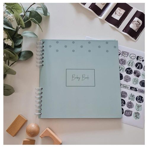 Álbum De Bebé Mis Primeros Cinco Años Azul - Baby Monat