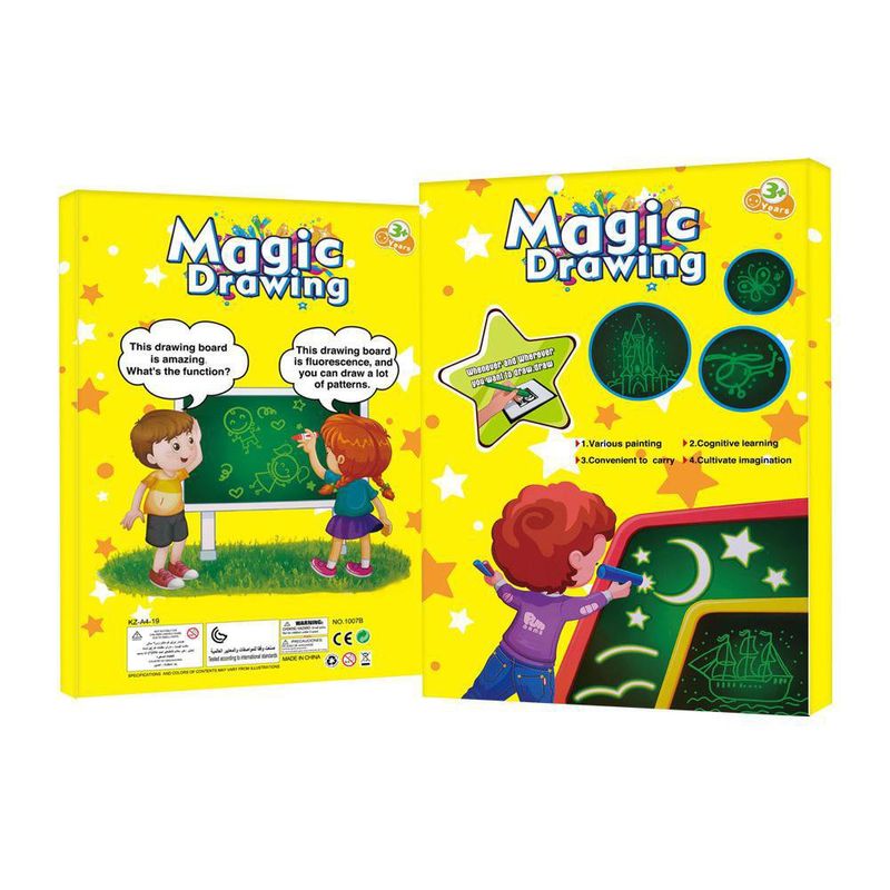 Kit Dibujo Mágico Luminoso 4 Pzas - Koala Kids
