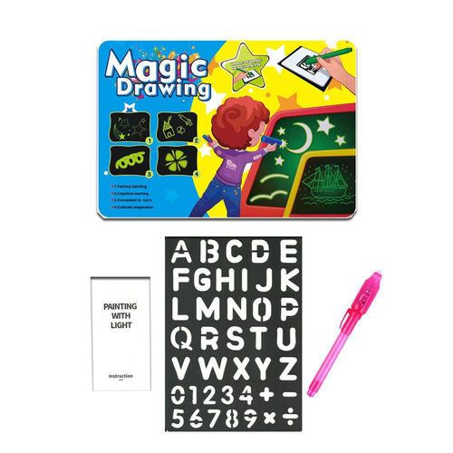 Kit Dibujo Mágico Luminoso 4 Pzas - Koala Kids