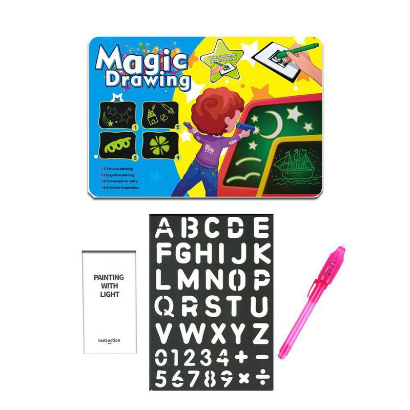 Kit Dibujo Mágico Luminoso 4 Pzas - Koala Kids