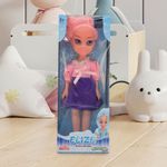Muñeca Eliza Con Cabello Azul - Global Toys