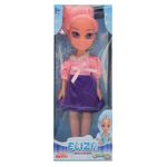 Muñeca Eliza Con Cabello Azul - Global Toys