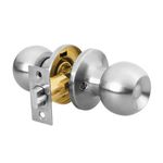 Cerradura Esfera Tubular Entrada Cromo Mate - Hermex Basic