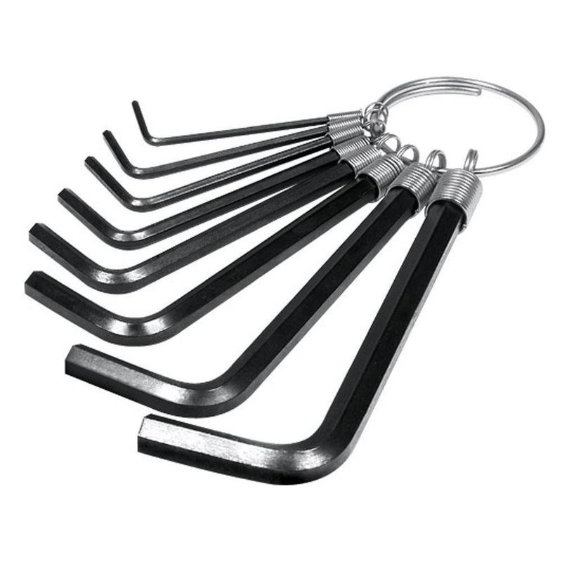 Set De Llaves Milimétricas Hexagonal Corta 8 Piezas - Pretul