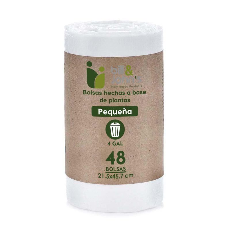 Bolsa Biodegradable para Basura Tamaño S de 48 Pzas