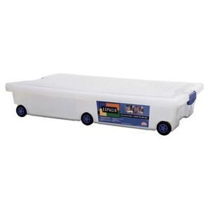 Caja Bajo Cama de Plástico 30 L Color Azul