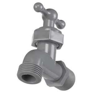 Chorro Tipo Globo Pvc Gris 3/4 Plg