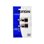 Set De 2 Conectores Hembra 1/4 Plg - Hyundai Power