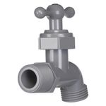 Chorro Tipo Globo Pvc Gris 3/4 Plg - Homewerks