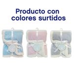 Frazada Reversible Chamois - Honey Bunny