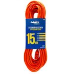 Extensión Eléctrica Naranja Uso Rudo Interior 15 M - Fulgore