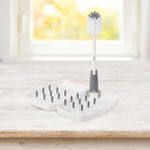 Escurridor Portátil On The Go Con Cepillo Gris - Oxo