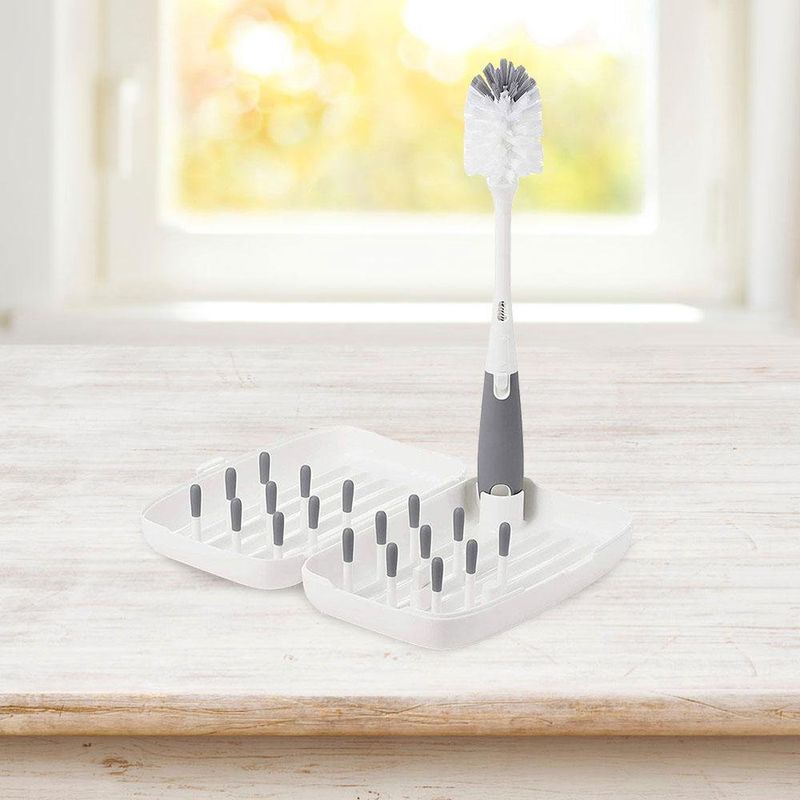 Escurridor Portátil On The Go Con Cepillo Gris - Oxo