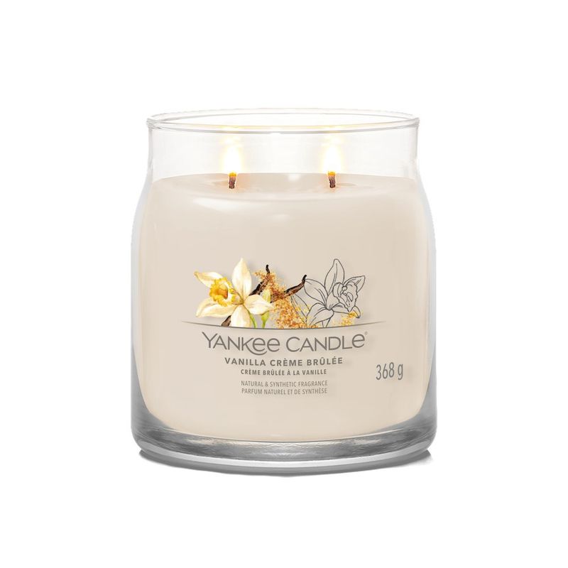Vela En Frasco Mediano Vanilla Creme Brulee 368 G - Yankee Candle