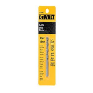 Broca Metal 9/64 Plg Hss Mandril 3/8 Plg - Dewalt