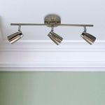 Lámpara De Techo Pared Satín Niquelado 60W - Z