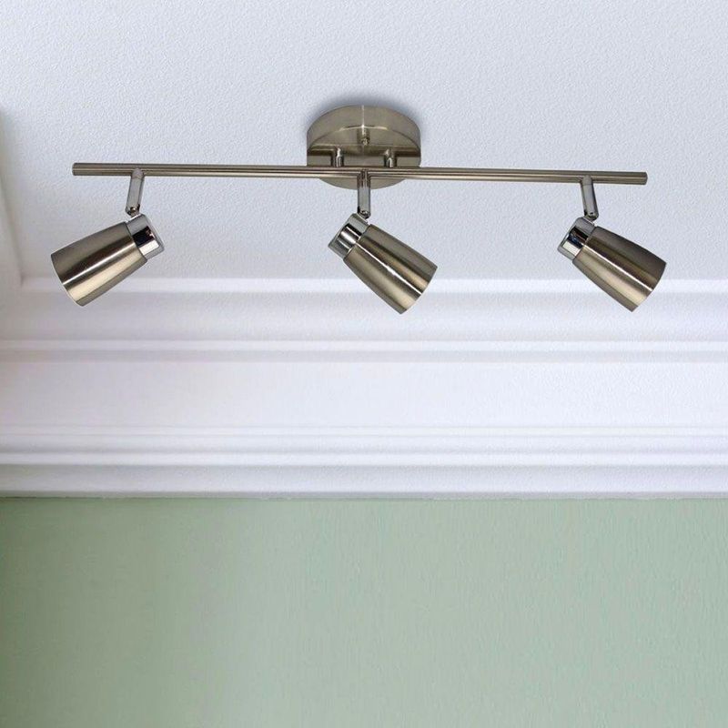 Lámpara De Techo Pared Satín Niquelado 60W - Z