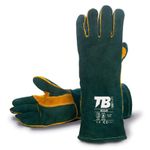 Guantes Para Soldadura De Piel Verde - Tomas Bodero