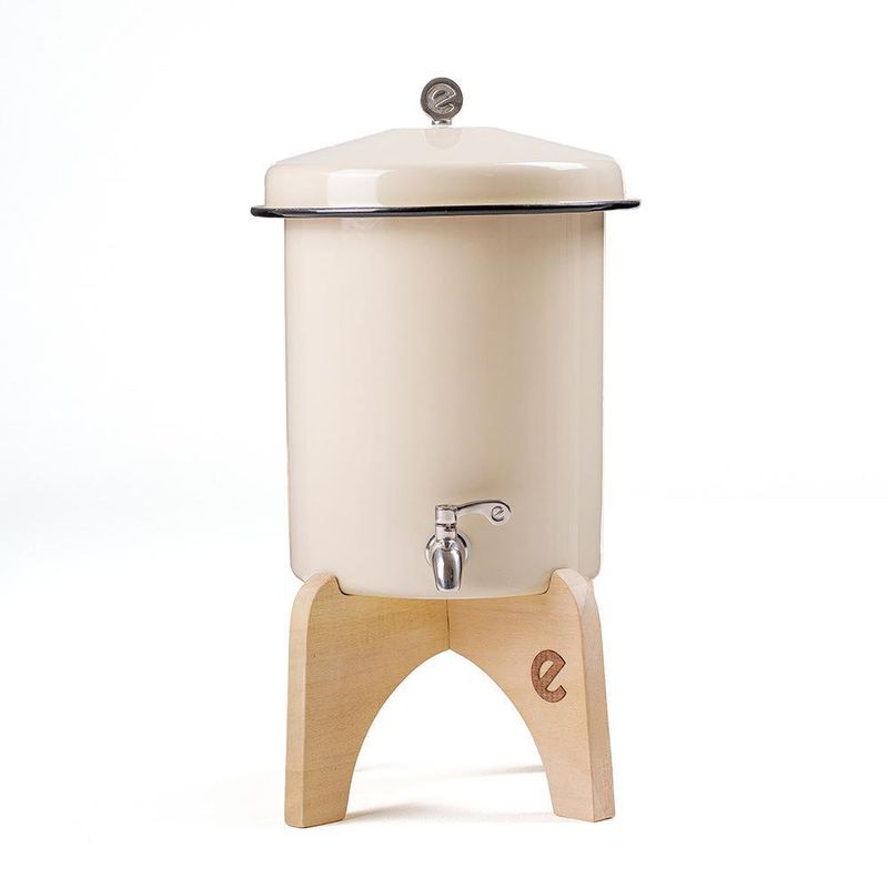 Base Ecofiltro De Madera Clara Para Mini Peltre - Ecofiltro