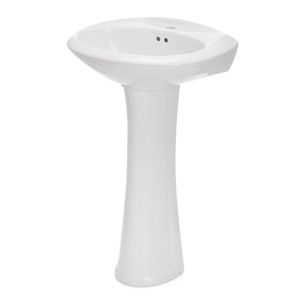 Lavamanos con Pedestal Torino Blanco