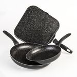 Juego De Sartenes De Aluminio 2 Pzas - Cinsa