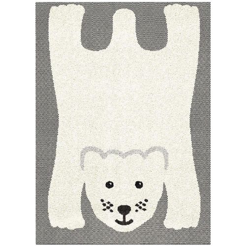 Alfombra Ritual Diseño de Oso Blanco